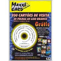 Kit MAXXI CARD Carto de Visita com CD-ROM